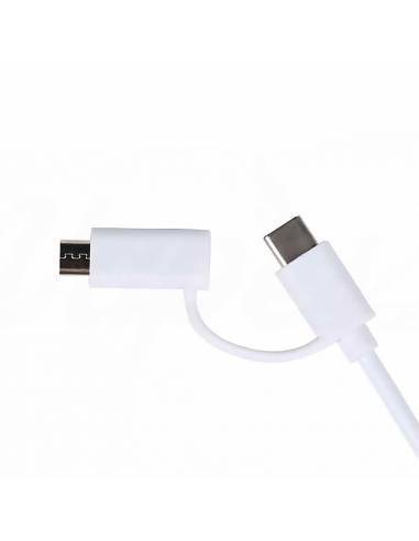 Chargeur USB Type C et microUSB